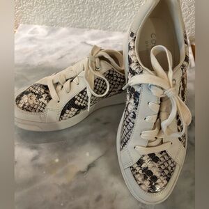Cole Haan snakeskin print sneakers size 5.5